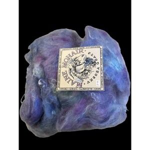 New 100% Curly Angora Mohair Uncarded 8oz NEW Handmade Made In Maine, USA.